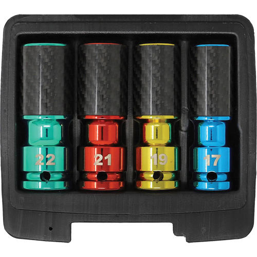 Lug Socket Set with Carbon Fiber Sleeves Waymarc Industries Inc