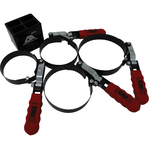 4 Pc. Oil Filter Wrench with Stand Waymarc Industries Inc