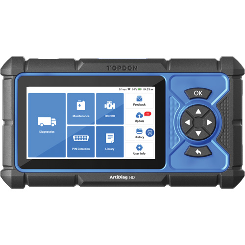 ArtiDiag HD 5" Heavy-Duty Scan Tool with Service Functions Waymarc Industries Inc