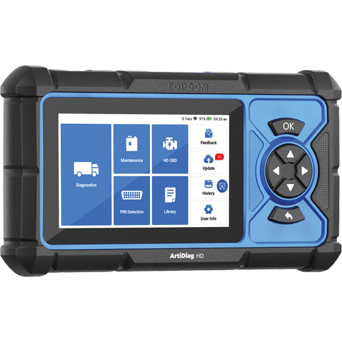 ArtiDiag HD 5" Heavy-Duty Scan Tool with Service Functions Waymarc Industries Inc