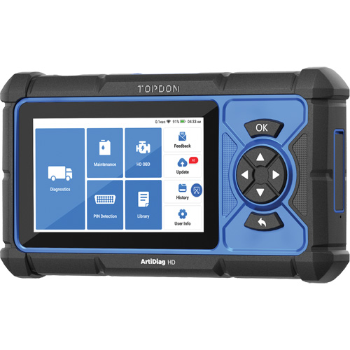 ArtiDiag HD 5" Heavy-Duty Scan Tool with Service Functions Waymarc Industries Inc