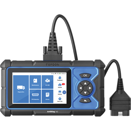 ArtiDiag HD 5" Heavy-Duty Scan Tool with Service Functions Waymarc Industries Inc