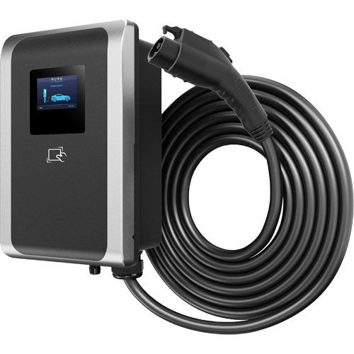 Chargeur pour VE commercial PulseQ AC Max, 48 A, Niveau 2 CA, Connecteur Type 1 (SAE J1772) Waymarc Industries Inc