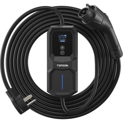 Fiche NEMA 6-50 portable PulseQ AC, 32 A, Niveau 2 CA, Connecteur Type 1 (SAE J1772) Waymarc Industries Inc