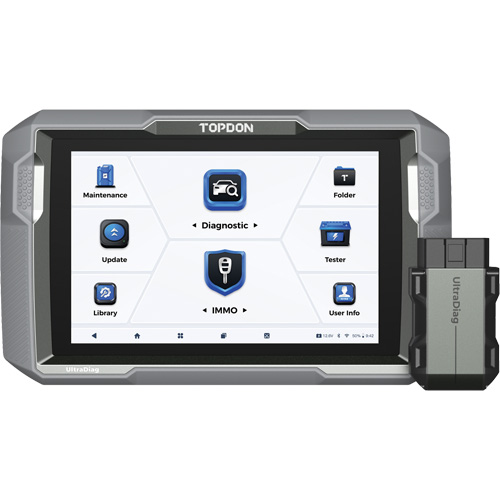 UltraDiag 8" Scan Tool & Key Programming with Bi-Directional Controls Waymarc Industries Inc