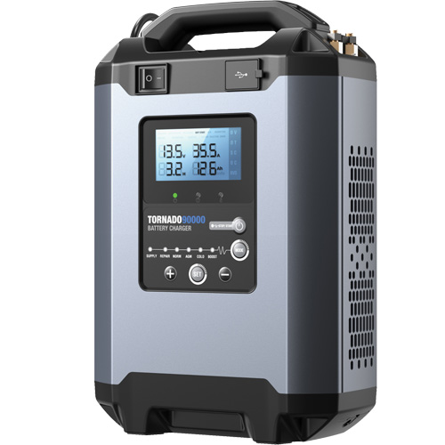 Tornado90000 90A Stable Power Supply & Smart Charger 12V/24V Waymarc Industries Inc