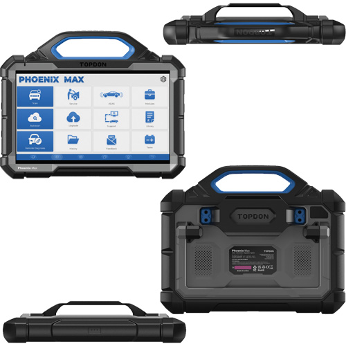 Outil de diagnostic Phoenix Max de niveau &eacute;quipement original de 13,3" avec station daccueil et oscilloscope &agrave; 4 voies Waymarc Industries Inc