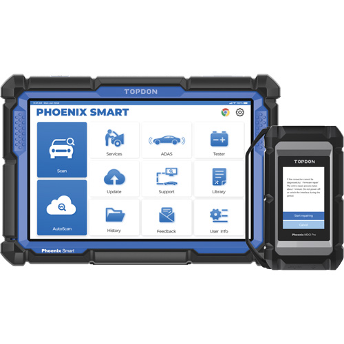 Phoenix Smart – Outil de diagnostic de niveau constructeur avec &eacute;cran 10,1", programmation bas&eacute;e sur l'infonuage et protocoles avanc&eacute;s Waymarc Industries Inc