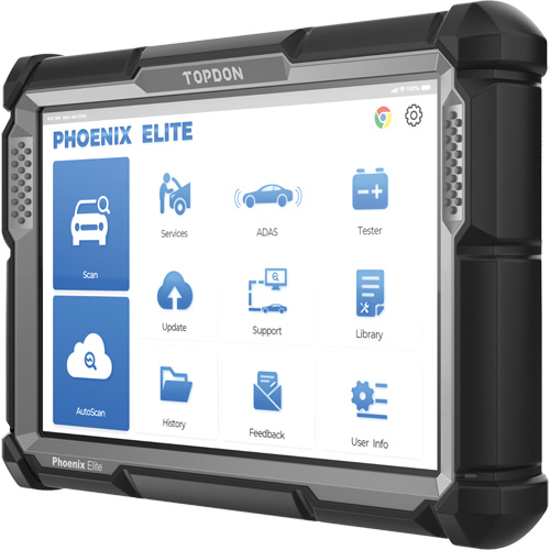 Outil de diagnostic de niveau constructeur Phoenix Elite avec &eacute;cran 10,1", programmation bas&eacute;e sur l'infonuage et CANFD Waymarc Industries Inc