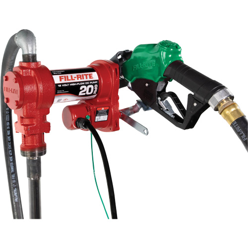 12V Fuel Transfer Pump with Nozzle Waymarc Industries Inc