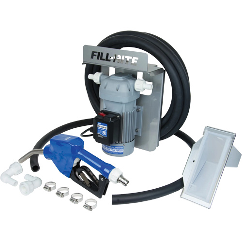 115V AC DEF Transfer Pump & IBC Tote Bracket with Nozzle Waymarc Industries Inc