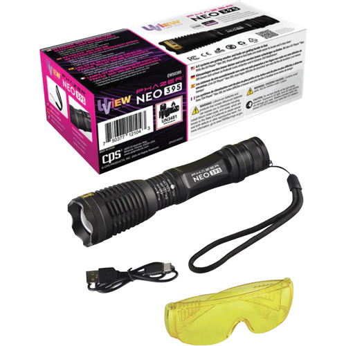 UView&reg; Phazer NEO 395 Rechargeable UV Leak Detection Light Waymarc Industries Inc
