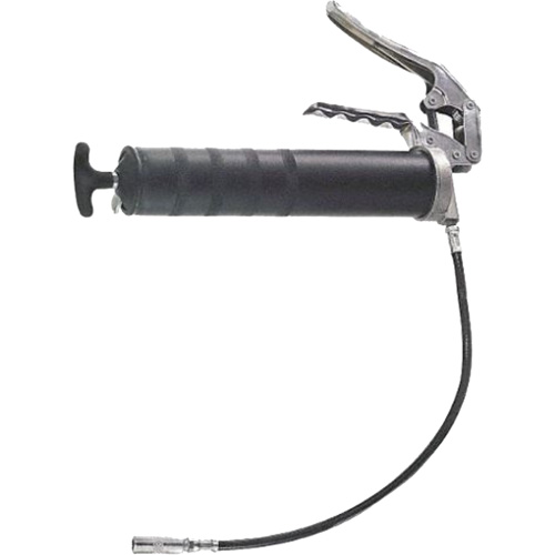 Pistolet &agrave; graisse robuste &agrave; poign&eacute;e pistolet avec rallonge de tuyau flexible, Capacit&eacute; 14 oz Waymarc Industries Inc