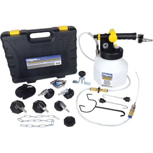 Pressure Brake Bleeder Kit with 7 Adapters Waymarc Industries Inc