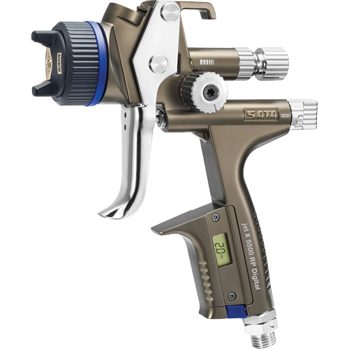 X5500 RP 1.3 O RPS D DIGI psi Premium Paint Spray Gun for Automotive Refinishing, 1/4" NPT Air Inlet, 10.24 CFM, 0.6 L/0.9 L Capacity, 0.17 PSI Waymarc Industries Inc
