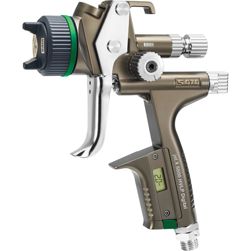 X5500 HVLP 1.2 I RPS D DIGI psi Premium Paint Spray Gun for Automotive Refinishing, 1/4" NPT Air Inlet, 15.19 CFM, 0.6 L/0.9 L Capacity, 0.17 PSI Waymarc Industries Inc