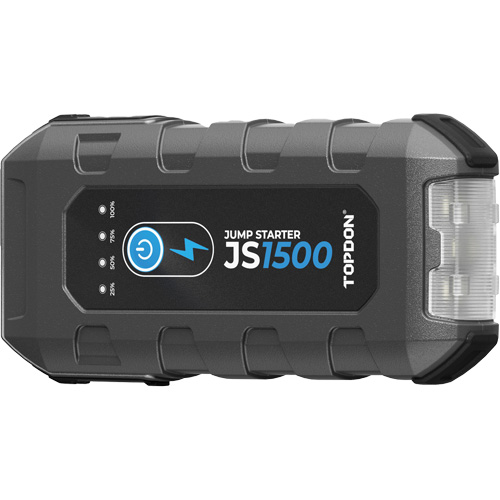 D&eacute;marreur d'appoint, survolteur, banque d'alimentation et lampe de poche JumpSurge1500 Waymarc Industries Inc