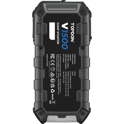 V1500 Jump Starter, Booster, Power Bank & Flashlight Waymarc Industries Inc