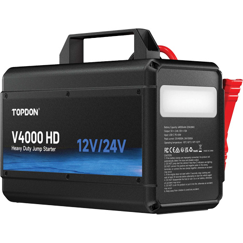 V4000 HD 12V/24V 4000A Jump Starter Waymarc Industries Inc