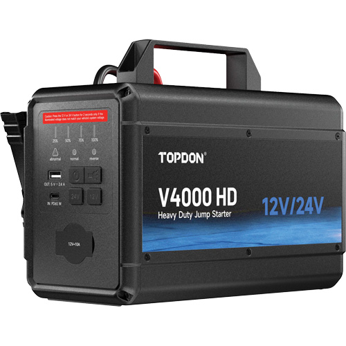 V4000 HD 12V/24V 4000A Jump Starter Waymarc Industries Inc
