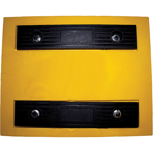 Cale de roue, Polyur&eacute;thane, Jaune, 15-1/4" la x 12-1/8'' p x 10-3/4" h Waymarc Industries Inc