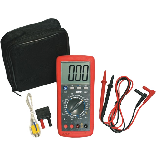 Deluxe Digital Multimeter with Amp Shutters Waymarc Industries Inc