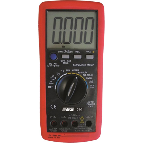 Pro Automotive Digital Multimeter with Case Waymarc Industries Inc