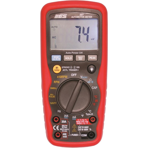 Premium Automotive Digital Multimeter with Case Waymarc Industries Inc