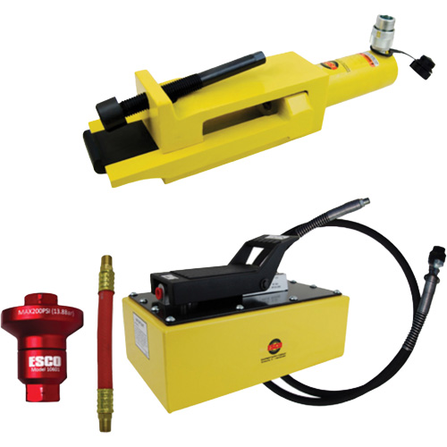 Giant Tire/Earthmover Bead Breaker Kit with 5 Quart Hydraulic Pump Waymarc Industries Inc