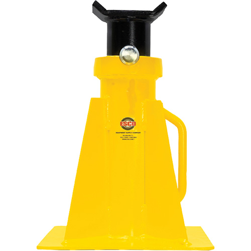 Support de v&eacute;rin &agrave; goupille, Tige verrouillable, Capacit&eacute; de 25 tonnes, 15-3/4" - 26-3/4" h Waymarc Industries Inc