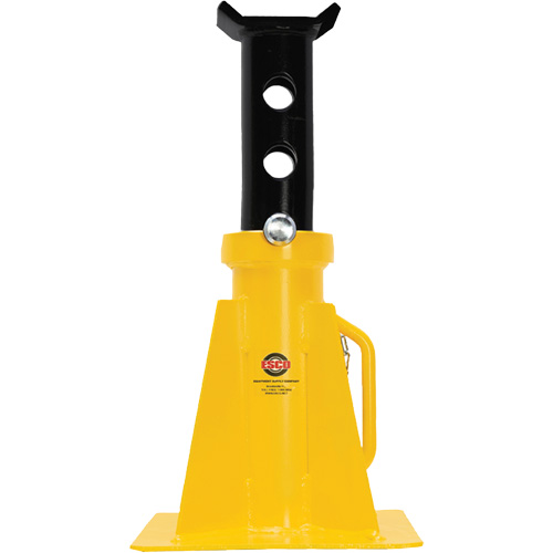 Support de v&eacute;rin &agrave; goupille, Tige verrouillable, Capacit&eacute; de 25 tonnes, 15-3/4" - 26-3/4" h Waymarc Industries Inc