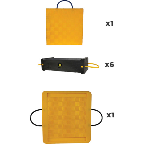 8-Piece CribLok Composite Cribbing System Kit Waymarc Industries Inc