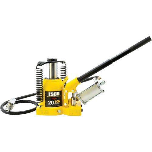 Pro Series “Shorty” Bottle Jack, 20 Ton(s), Air Hydraulic, 12-5/8" Raised Height Waymarc Industries Inc