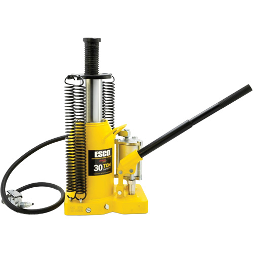 Pro Series  Bottle Jack, 30 tons, Air Hydraulic, 20" Raised Height Waymarc Industries Inc