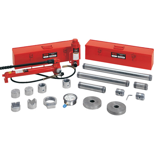20-Ton Capacity Collision/Maintenance Repair Kit with Forged Adapters Waymarc Industries Inc