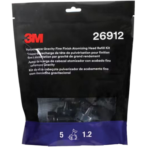 Performance Gravity Fine Finish Atomizing Head - Blue Waymarc Industries Inc