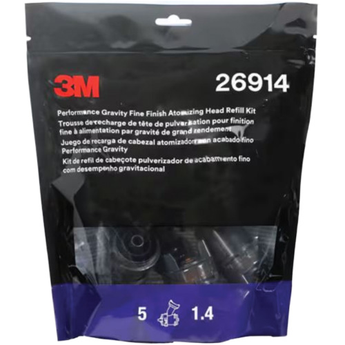 Performance Gravity Fine Finish Atomizing Head - Orange Waymarc Industries Inc