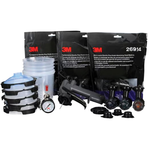 Performance Fine Finish Spray Gun System with PPS Cups, 13 CFM, 29 PSI Waymarc Industries Inc