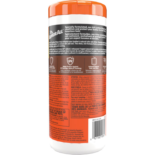 Lingettes nettoyantes et traitement pour cuir Extreme Shield + c&eacute;ramique Waymarc Industries Inc