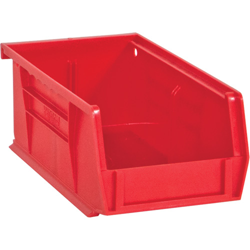 Bacs Hook-On Bins, 4" la x 3" H x 7" p, Rouge, Capacit&eacute; 10 lb Waymarc Industries Inc