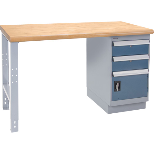 &eacute;tabli industriel, Porte a/combinaison de tiroirs, Cap 1000 lb, 36" la x 72" p, 34" h Waymarc Industries Inc