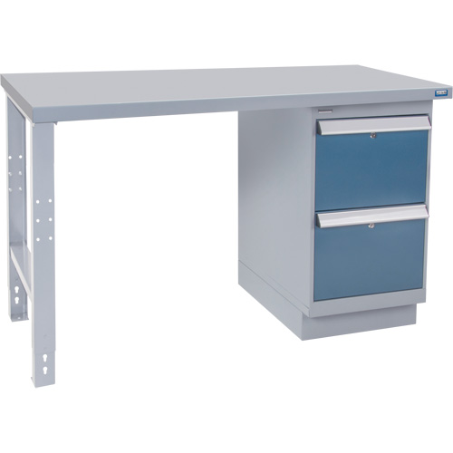 Industrial Duty Workbench, 24" W x 60" D x 34" H, 1000 lbs. Capacity Waymarc Industries Inc
