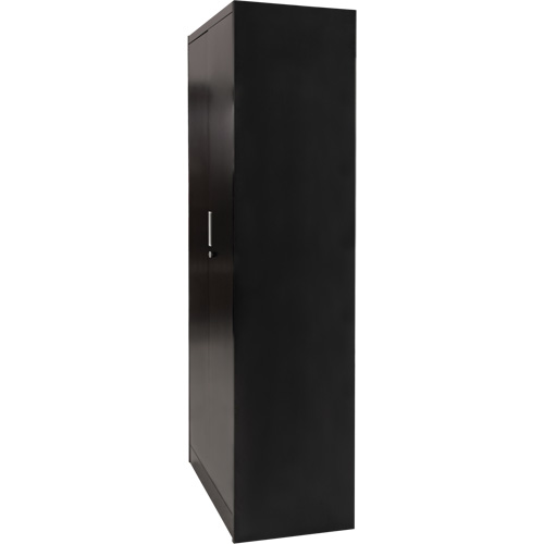 Combination Storage Cabinet, 36" W x 18" D x 72" H, Black Waymarc Industries Inc