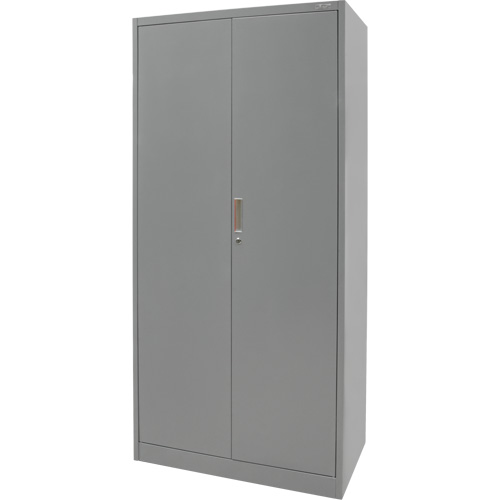 Combination Storage Cabinet, 36" W x 18" D x 72" H, Grey Waymarc Industries Inc