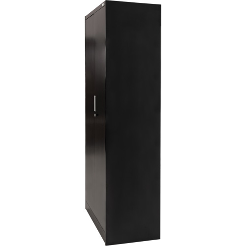 Hi-Boy Storage Cabinet, Steel, 4 Shelves, 72" H x 36" W x 18" D, Black Waymarc Industries Inc