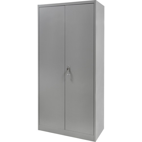 Armoire garde-robe, Acier, 36" la x 18" p x 72" h, Gris Waymarc Industries Inc