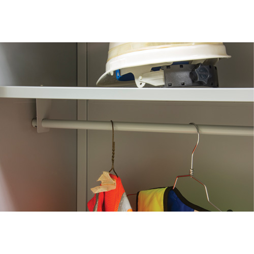 Armoire garde-robe, Acier, 36" la x 18" p x 72" h, Gris Waymarc Industries Inc