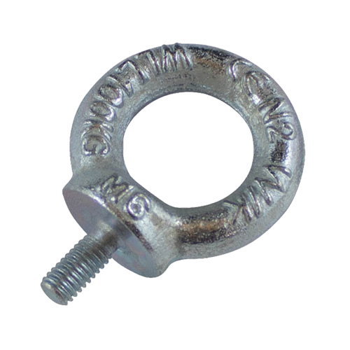 Drop Forged Eye Bolts, 1/8" Dia., 1/2" L, Uncoated Natural Finish, 154 lbs (70 kg) Capacity Waymarc Industries Inc