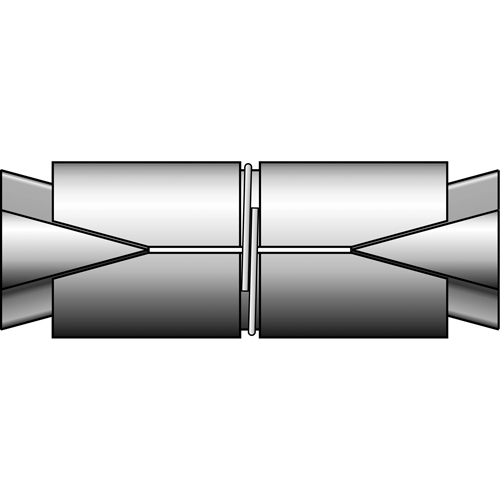 Boulons &agrave; coquille d'expansion double Waymarc Industries Inc