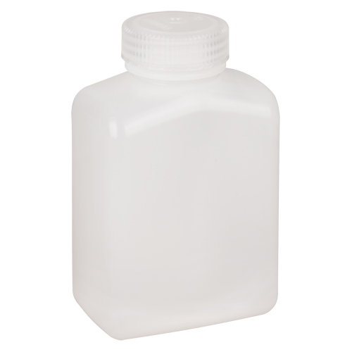 Easy-Grip Space-Saver Bottles, Rectangular, 16 oz., Plastic Waymarc Industries Inc